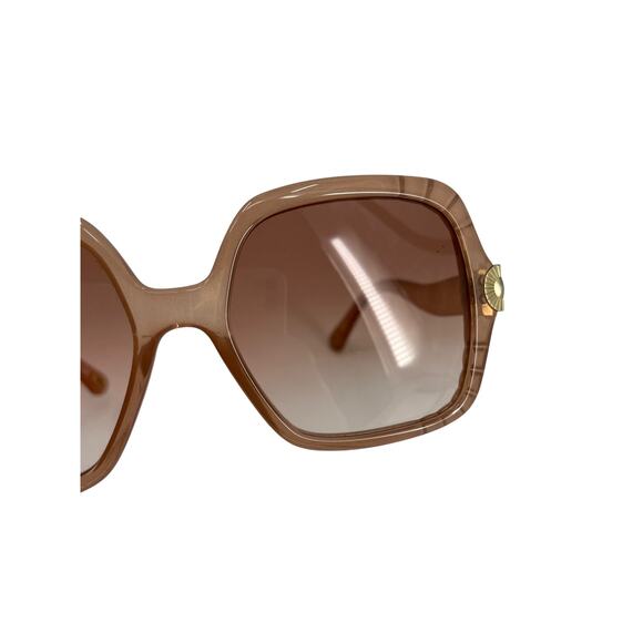 Chloe Womens Sunglasses Square Oversized Nude Gradient Lens Non Polarized CE746S - Picture 10 of 10